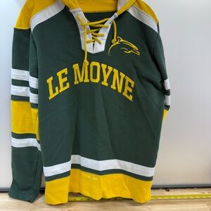 Le Moyne College Champion Green and Yellow Athleticwear